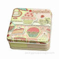 Food Storage Gift Tin, Cute and Unique Design, Perfect for Holding Candy/Ring/Other Little Item